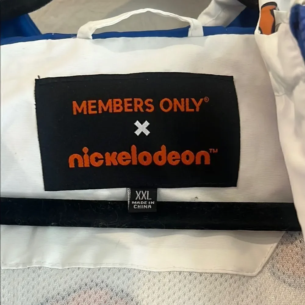 Nickelodeon Cartoon Print Windbreaker